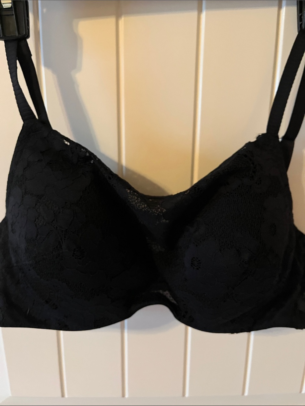 Soma Black Lace Full Coverage Underwire Bra